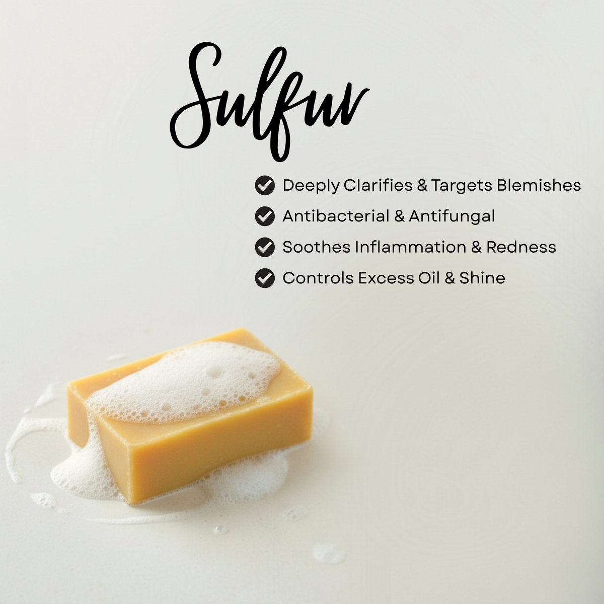 3% Active Sulfur Therapy Clarifying Face &amp; Body Bar   4.4 Oz / 125g